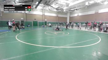 130 lbs Champ. Round 1 - Emily Aranda, Warren vs Tatum Ristow, Big Bear