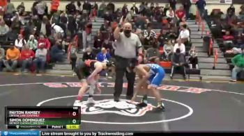 106 lbs Cons. Round 3 - Payton Ramsey, Crystal Lake (CENTRAL) vs Simon Dominguez, Detroit (CATHOLIC CENTRAL)