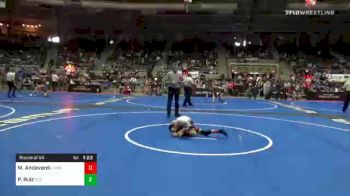 76 lbs Prelims - Malaki Andaverdi, Hurricane vs Paul Jr Ruiz, Red Wave Wrestling