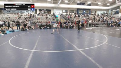 120 lbs Cons. Sub-quarters - Emmett Decker, Outlaw vs Nox Obrien, Wasatch Wrestling Club