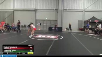 112 lbs Placement Matches (8 Team) - Alena Williams, Arkansas vs Isabella West, Georgia Blue