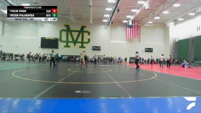 285 lbs Semifinal - Peter Fulgentes, Royal vs Colin Chan, El Dorado