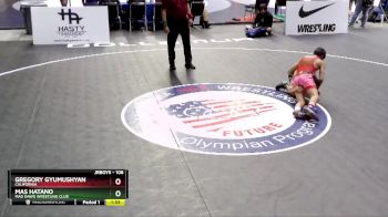 106 lbs Champ. Round 1 - Mas Hatano, Mad Dawg Wrestling Club vs Gregory Gyumushyan, California