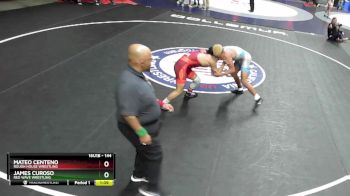144 lbs 1st Place Match - Mateo Centeno, Rough House Wrestling vs James Curoso, Red Wave Wrestling
