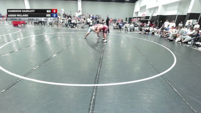 285 lbs Kameron Hazelett, Team Indiana Gold vs Aiden Willard, Oklahoma Blue