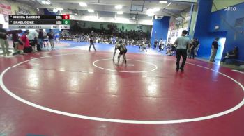 113 lbs Quarterfinal - Joshua Caicedo, Corona vs Israel Deniz, Los Osos