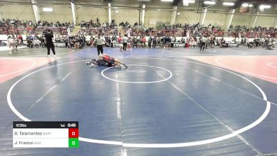 123 lbs Consi Of 8 #1 - Bryan Talamantes, Martinez School Of Wrestling vs Jaden Franco, SheepCamp WC