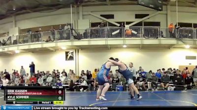 285 lbs Cons. Round 1 - Erik Kassem, South Dearborn Wrestling Club vs Kyle Sommer, Indiana