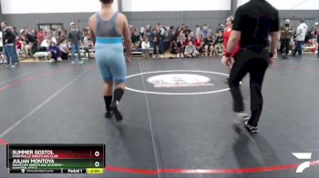 285 lbs Quarterfinal - Summer Gostol, Marysville Wrestling Club vs Julian Montoya, Whatcom Wrestling Academy - Hamster-Style