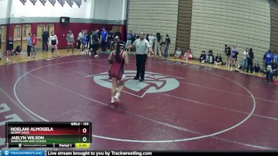 135 lbs Quarterfinal - Jaelyn Wilson, Sunnyslope High School vs Noelani Almogela, Desert Oasis