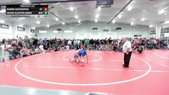 126 lbs Quarterfinal - Kaden Holtzapple, Pit Crew-MS vs Isaiah Klaffer-Jerke, Metro All-Stars-MS