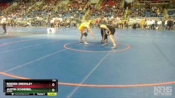 170 lbs Quarterfinal - Boeden Greenley, Lisbon vs Austin Schneibel, Rugby