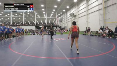 135 lbs Amira Grey, Texas Blue vs Carley Ceshker, Wisconsin