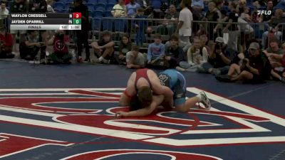 175 lbs Final - Waylon Cressell, IA vs Jayden OFarrill, PA