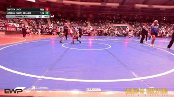 49 lbs Consi Of 4 - Dikota Lacy, Proviso Township Gladiators vs Uzziah (Uzzi) Zeller, Flow Academy Honolulu, HI