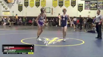 113 lbs Consolation Bracket - Joey Calarco, North Royalton, OH vs Luke Dirker, Hudson, OH