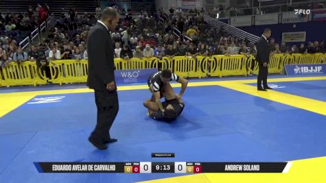 Andrew Solano vs Eduardo Avelar De Carvalho 2025 Pan IBJJF Jiu-Jitsu No-Gi Championship