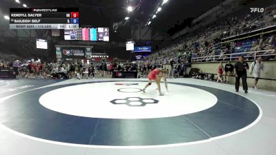 115 lbs Champ. Rd Of 64 - Kendyll Salyer, OH vs Baileigh Self, IL