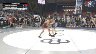 113 lbs Cons. Sub-quarters - Onofre Gonzales, Colorado vs Vincent DeMarco, Illinois
