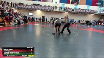 138 lbs 3rd Place Match - Jorge Rodriguez, Century vs Paul Feliz, Southridge