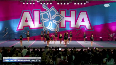 Cheer Extreme Kernersville - Mini Elite [2025 L2 Mini Day 1] 2025 Aloha Gatlinburg Showdown
