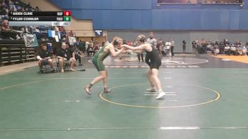 2 - 175 lbs Cons. Round 2 - Tyler Cobbler, Patrick County vs Aiden Cline, Radford