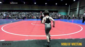 40 lbs Quarterfinal - JayDean Nelson, Buckaroo Wrestling Club vs Reese King, Crater Mat Club