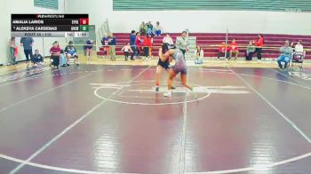 110 lbs Champ. Round 1 - Aleksya Cardenas, Grandview (Girls) vs Amalia Larios, East Valley (Yakima) (Girls)