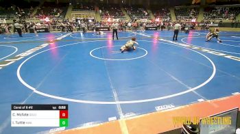 92 lbs Consi Of 8 #2 - Cash Mcfate, GOLDRUSH Academy vs Isaiah Tuttle, Nebraska Wrestling Academy