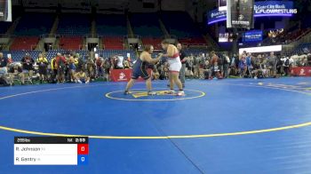 285 lbs Rnd Of 32 - Ryan Johnson, Texas vs Robbie Gentry, Indiana