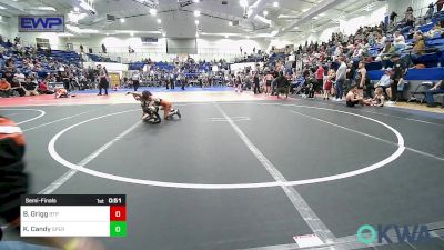 52 lbs Semifinal - Bryson Grigg, Tulsa Blue T Panthers vs Kaiden Candy, Sperry Wrestling Club