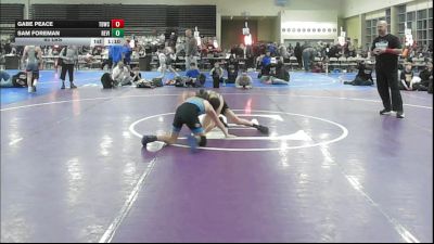 85 lbs Rr Rnd 8 - Gabe Peace, TDWC Maniacs - MSE vs Sam Foreman, Revival X