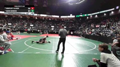 164 lbs Champ. Round 2 - Bentley Illuzzi, EWC3 vs Nate Shreve, MFJ3