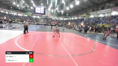 100 lbs Round Of 16 - William Reed, Little Warrior WC vs Vincent Murray, Valley Bad Boys