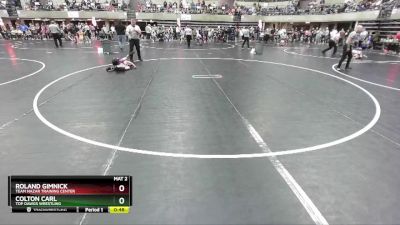 60 lbs Quarterfinal - Roland Gimnick, Team Nazar Training Center vs Colton Carl, Top Dawgs Wrestling