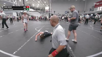 106 lbs Quarterfinals (8 Team) - Gino Bozzi, BECA vs Elijah Foltz, Palm City Thundercats