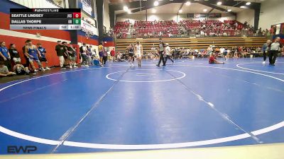 132 lbs Semifinal - Seattle Lindsey, Jenks vs Dallas Thorpe, Owasso High School