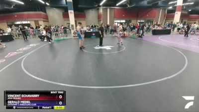 157 lbs Cons. Round 6 - Vincent Echavarry, Jflo Trained vs Gerald Medel, Category 5 Wrestling Club