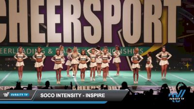 SoCo Intensity - Inspire [2022 L5 Senior - D2 - Small] 2022 CHEERSPORT National Cheerleading Championship