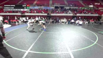 165 lbs Round 5 - 1st, 3rd, 5th, And 7th - Jackson Ewing, Conroe Woodlands College Park vs Corban Chen, Southlake Carroll