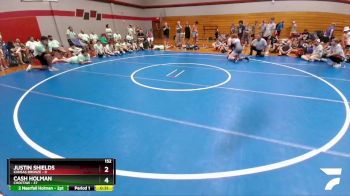 152 lbs Round 2 (6 Team) - Cash Holman, Choctaw vs Justin Shields, Kansas Bronze