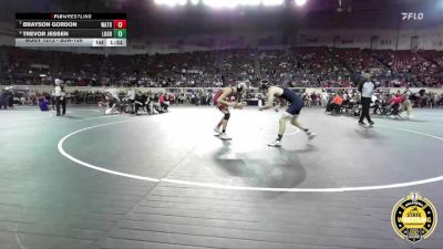 B3A-126 lbs Cons. Round 1 - Trevor Jessen, Lone Grove vs Brayson Gordon, Watonga