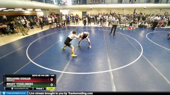 144 lbs Semifinal - Benjamin Kohler, Wasatch vs Brody Vogelsberg, Champions Wrestling Club