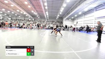 126 lbs Round Of 16 - Marcel Lopez, Team Shutt Dethrone vs Jacob Macatangay, Illinois Menace Lightning