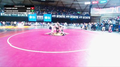 Boys 3A 175 lbs Cons. Round 4 - Beckim Nason, Mercer Island vs Jaxon Lefler, University
