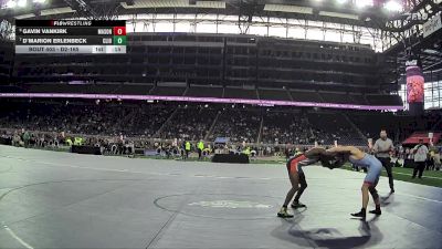 D2-165 lbs 3rd Place Match - D`marion Erlenbeck, Clio HS vs Gavin Vankirk, Mason HS