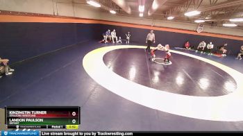 55-57 lbs Round 1 - Kinzingtin Turner, Stallions Wrestling vs Landon Paulson, Defiant