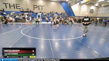 79-86 lbs Round 2 - Sawyer Eriksson, Aviator Wrestling Club vs Tucker Rogers, Alta