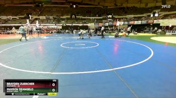 175 lbs Quarters & Wb (16 Team) - Brayden Zuercher, Nazareth vs Maxson DeAngelo, Ocean Lakes