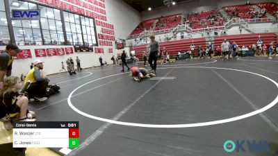 58 lbs Consolation - Randy Wanzer, Chandler Takedown Club vs Canyon Jones, Tecumseh Youth Wrestling